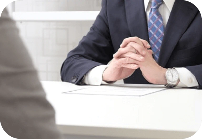 相談 個別 対面 直接  面談 2人 ２